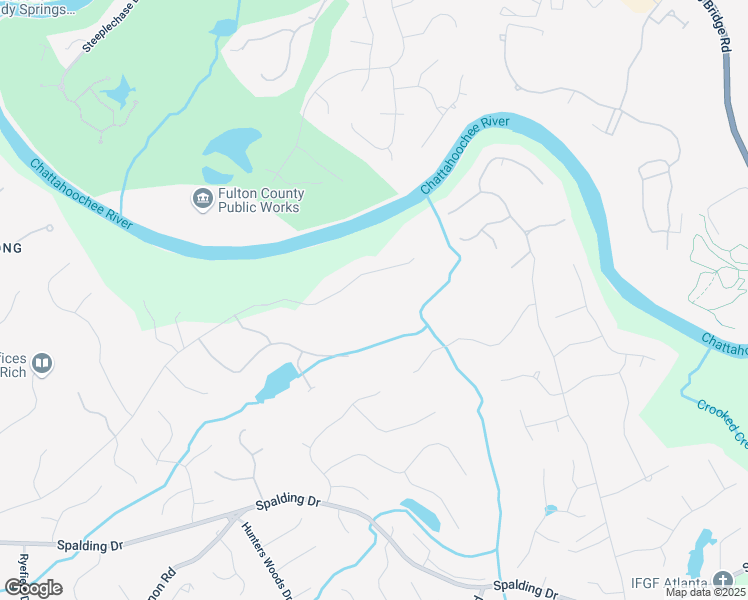 map of restaurants, bars, coffee shops, grocery stores, and more near 8345 Jett Ferry Road in Atlanta