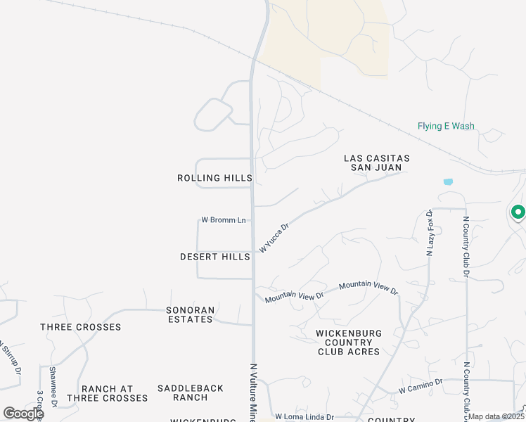 map of restaurants, bars, coffee shops, grocery stores, and more near 1990 West Yucca Drive in Wickenburg