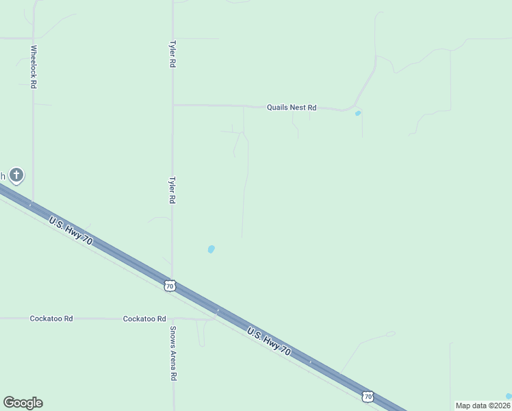 map of restaurants, bars, coffee shops, grocery stores, and more near 256 Quails Nest Road in Garvin