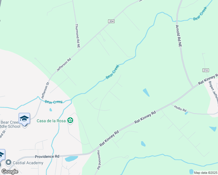map of restaurants, bars, coffee shops, grocery stores, and more near 2238 Wagon Wheel Trail in Statham