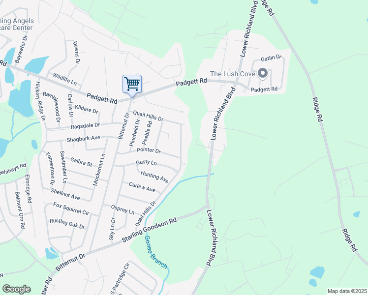 map of restaurants, bars, coffee shops, grocery stores, and more near 329 Quail Hills Drive in Hopkins