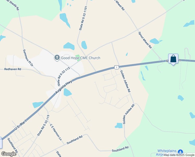 map of restaurants, bars, coffee shops, grocery stores, and more near 3609 Augusta Highway in Gilbert