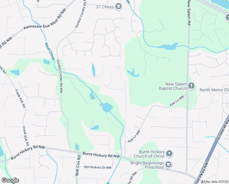 map of restaurants, bars, coffee shops, grocery stores, and more near 2741 Tarpley Place Northwest in Kennesaw
