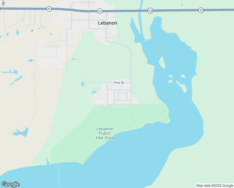 map of restaurants, bars, coffee shops, grocery stores, and more near 21323 Fox Street in Lebanon