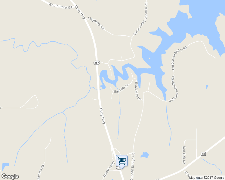 map of restaurants, bars, coffee shops, grocery stores, and more near 58 Bay Pointe Drive in Jasper