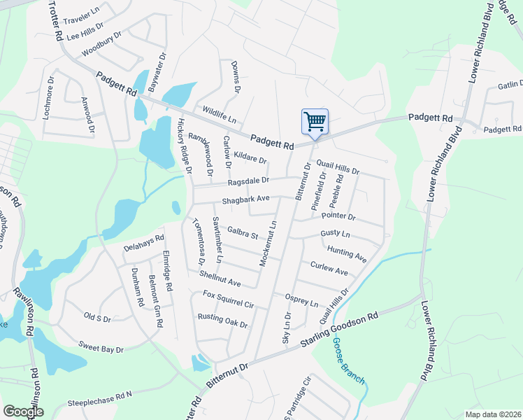 map of restaurants, bars, coffee shops, grocery stores, and more near 213 Shagbark Avenue in Columbia