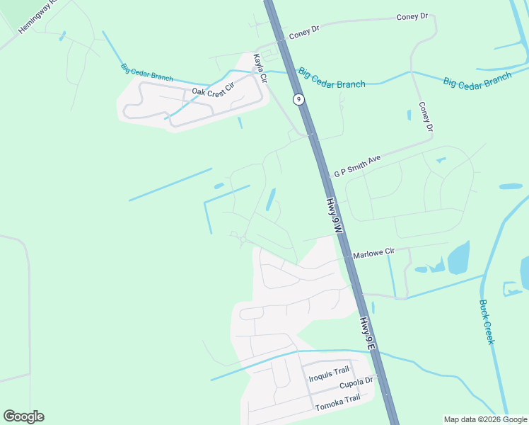map of restaurants, bars, coffee shops, grocery stores, and more near 1363 Highway 9 East in Longs