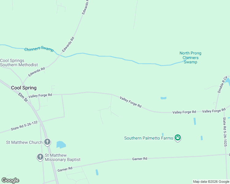 map of restaurants, bars, coffee shops, grocery stores, and more near 2559 Valley Forge Road in Aynor