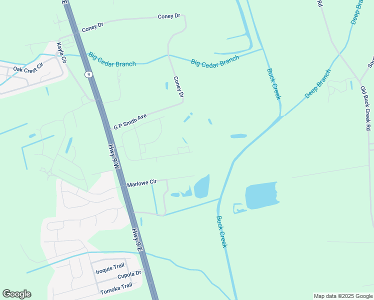 map of restaurants, bars, coffee shops, grocery stores, and more near 307 Marlowe Circle in Longs