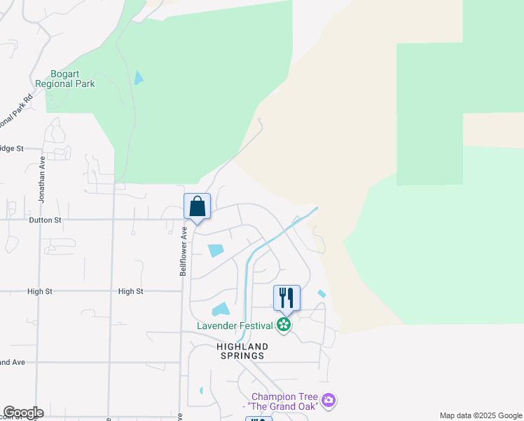 map of restaurants, bars, coffee shops, grocery stores, and more near 10145 Chisholm Trail in Cherry Valley