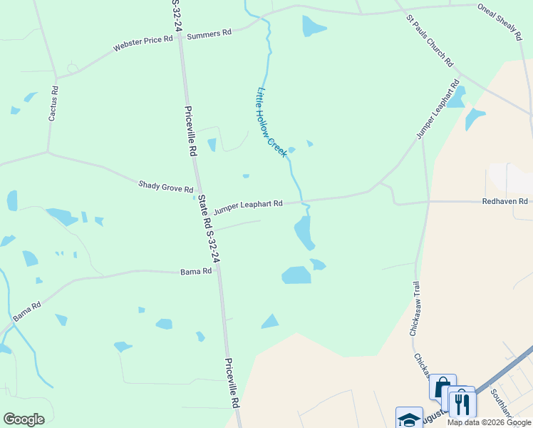 map of restaurants, bars, coffee shops, grocery stores, and more near 127 Deer Ridge Trail in Gilbert