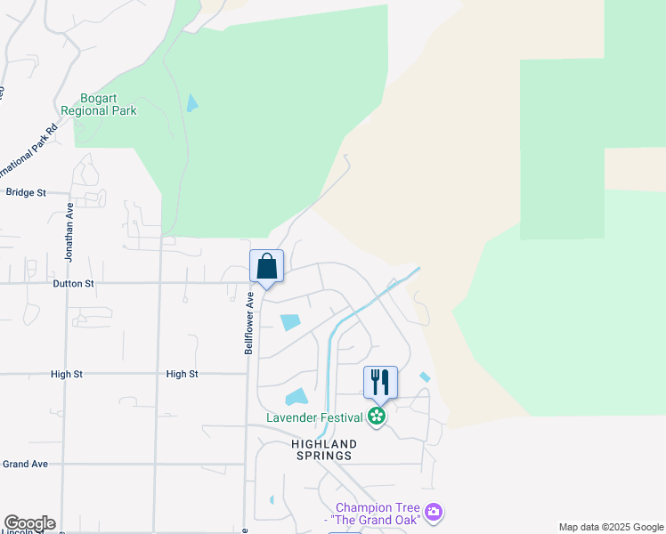 map of restaurants, bars, coffee shops, grocery stores, and more near 10079 Chisholm Trail in Cherry Valley