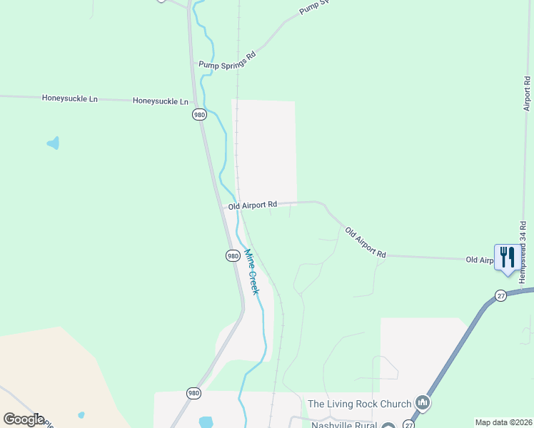 map of restaurants, bars, coffee shops, grocery stores, and more near 130 Old Airport Road in Nashville