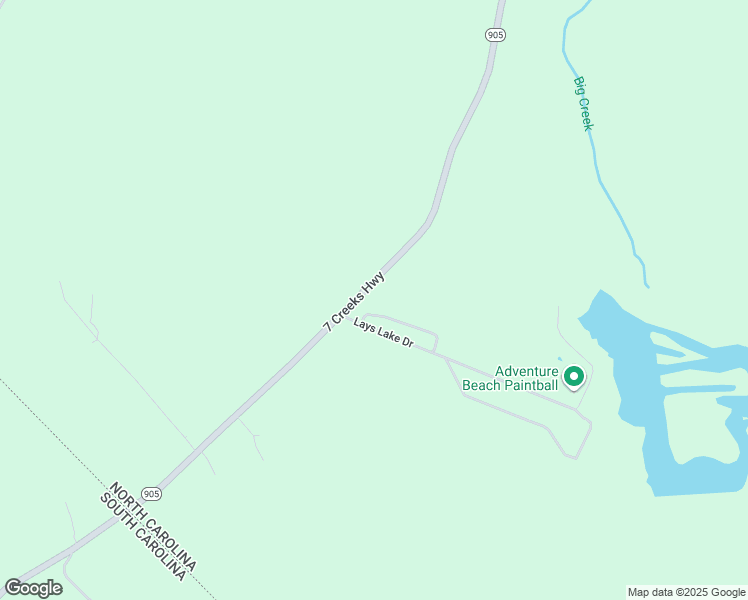 map of restaurants, bars, coffee shops, grocery stores, and more near 20097 7 Creeks Highway in Tabor City