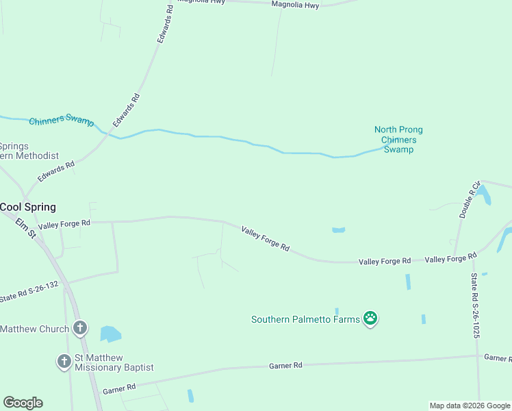 map of restaurants, bars, coffee shops, grocery stores, and more near 2559 Valley Forge Road in Aynor