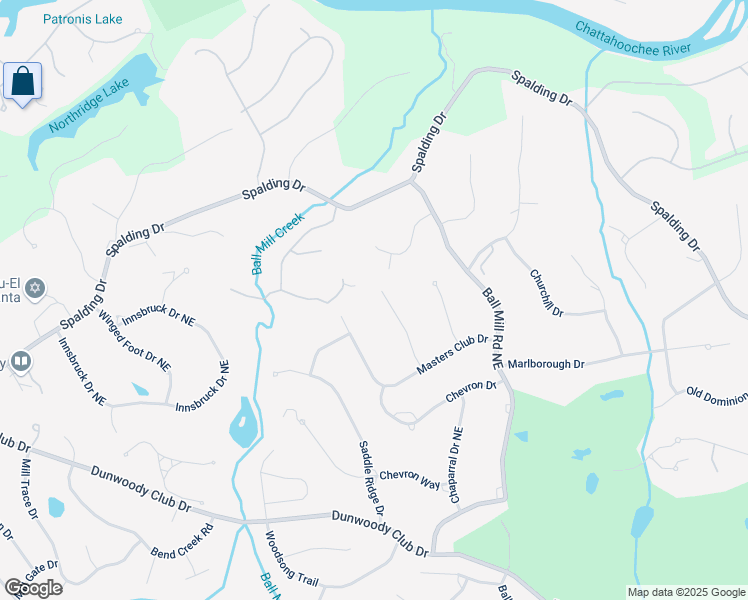 map of restaurants, bars, coffee shops, grocery stores, and more near 7690 Classic Way in Atlanta