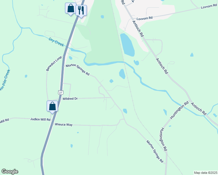 map of restaurants, bars, coffee shops, grocery stores, and more near 35 Morton Place in Cedartown
