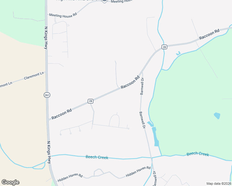 map of restaurants, bars, coffee shops, grocery stores, and more near 1405 Raccoon Road in Sumter