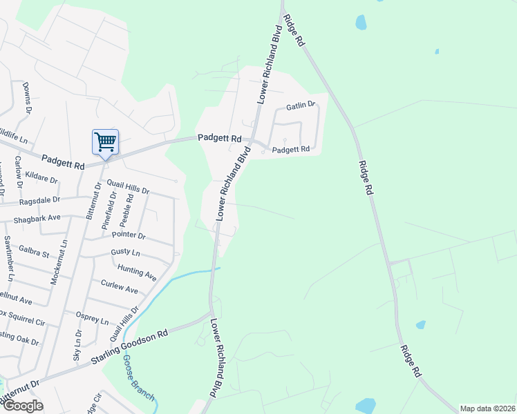 map of restaurants, bars, coffee shops, grocery stores, and more near 1007 Frank Hampton Road in Hopkins