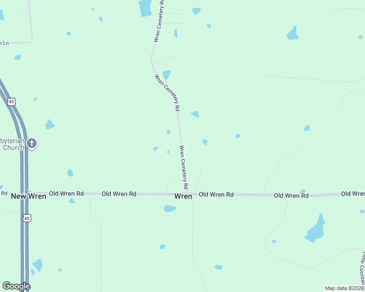 map of restaurants, bars, coffee shops, grocery stores, and more near 30023 Wren Cemetery Road in Aberdeen