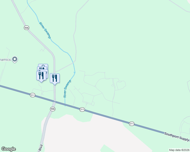 map of restaurants, bars, coffee shops, grocery stores, and more near 3445 Lake Club Circle in Bolivia