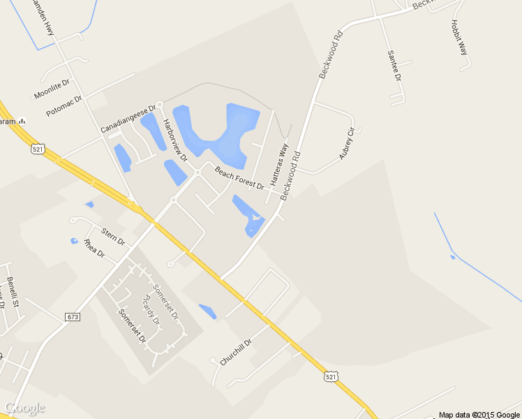 map of restaurants, bars, coffee shops, grocery stores, and more near 1860 Hatteras Way in Sumter