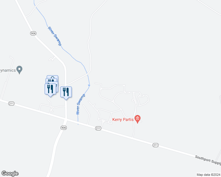 map of restaurants, bars, coffee shops, grocery stores, and more near Island Lakes Drive in BLNG SPG LKS