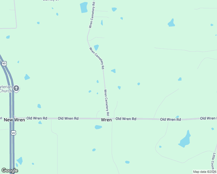map of restaurants, bars, coffee shops, grocery stores, and more near 30032 Wren Cemetery Road in Aberdeen