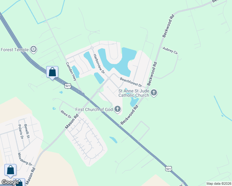 map of restaurants, bars, coffee shops, grocery stores, and more near 1935 Adirondack Court in Sumter
