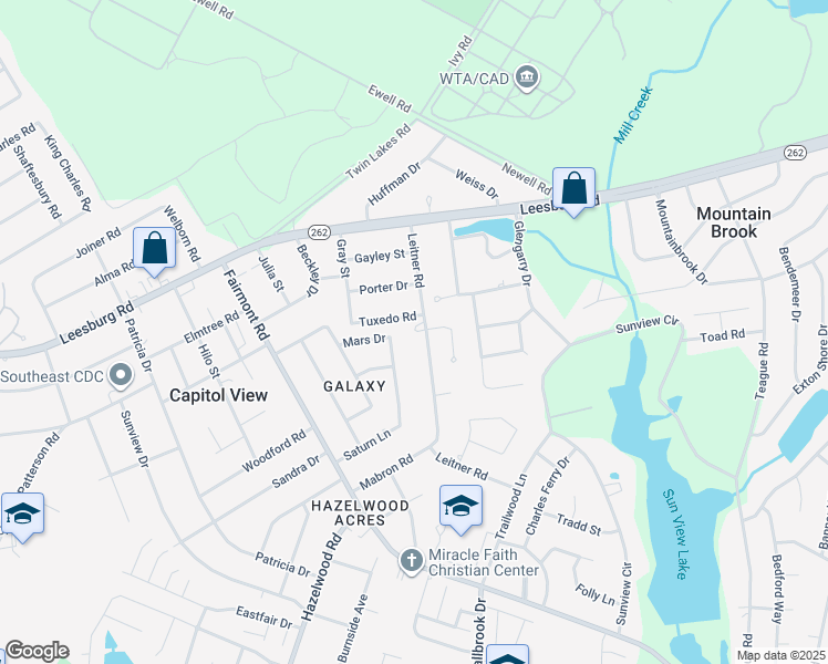 map of restaurants, bars, coffee shops, grocery stores, and more near 2135 Tuxedo Road in Columbia