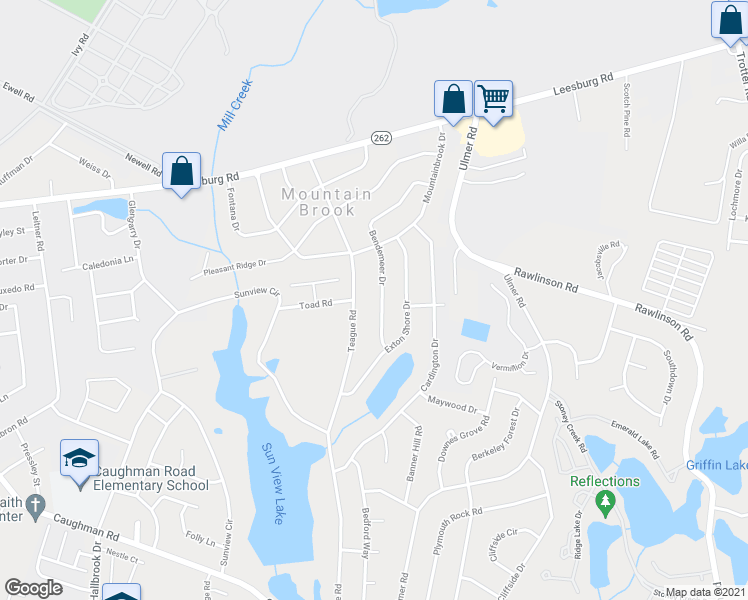 map of restaurants, bars, coffee shops, grocery stores, and more near 2425 Bendemeer Drive in Columbia