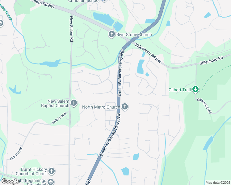 map of restaurants, bars, coffee shops, grocery stores, and more near 2119 Ector Place Northwest in Kennesaw