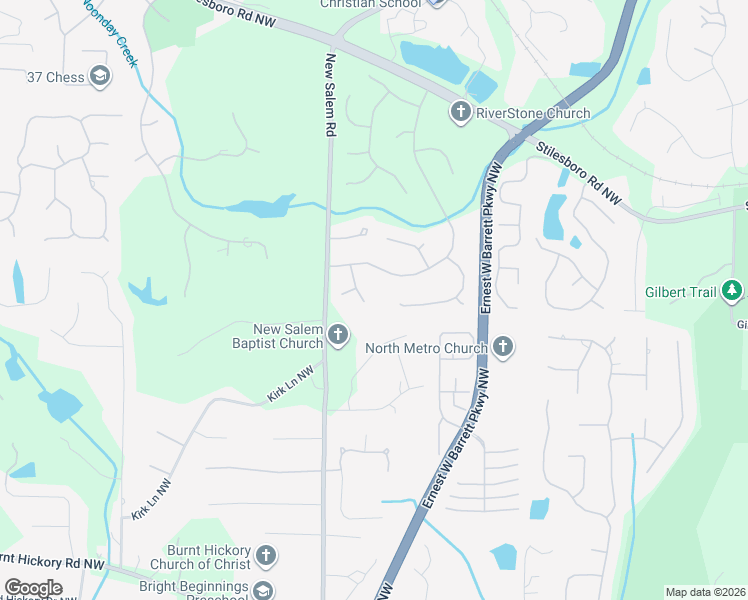 map of restaurants, bars, coffee shops, grocery stores, and more near 934 Ector Run Northwest in Kennesaw