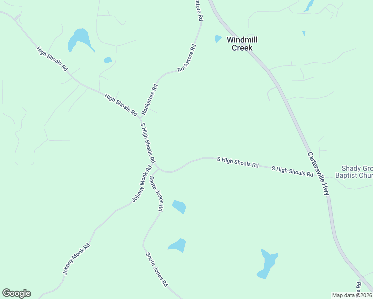 map of restaurants, bars, coffee shops, grocery stores, and more near 572 South High Shoals Road in Dallas