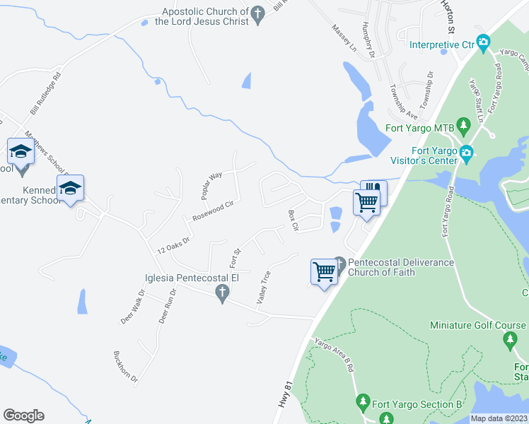map of restaurants, bars, coffee shops, grocery stores, and more near 333 Turtle Creek Drive in Winder