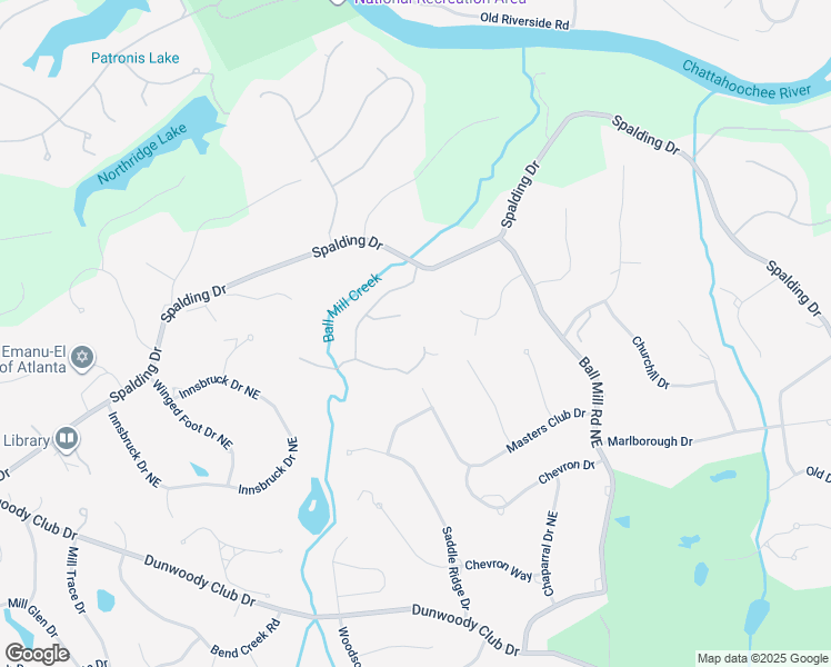 map of restaurants, bars, coffee shops, grocery stores, and more near 22 Ball Creek Way in Atlanta