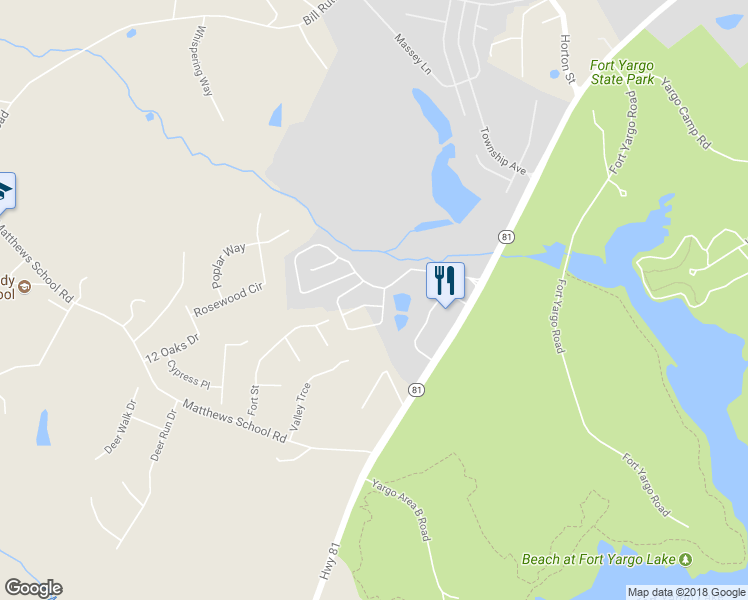 map of restaurants, bars, coffee shops, grocery stores, and more near 507 Terrapin Lane in Winder