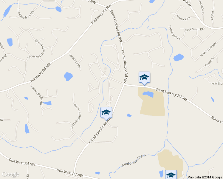 map of restaurants, bars, coffee shops, grocery stores, and more near 732 Registry Run Northwest in Kennesaw