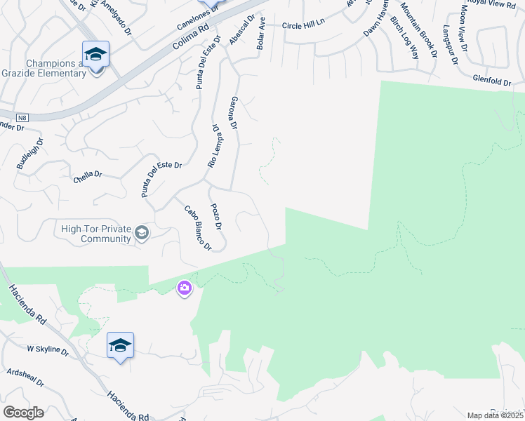 map of restaurants, bars, coffee shops, grocery stores, and more near 3160 Gotera Drive in Hacienda Heights