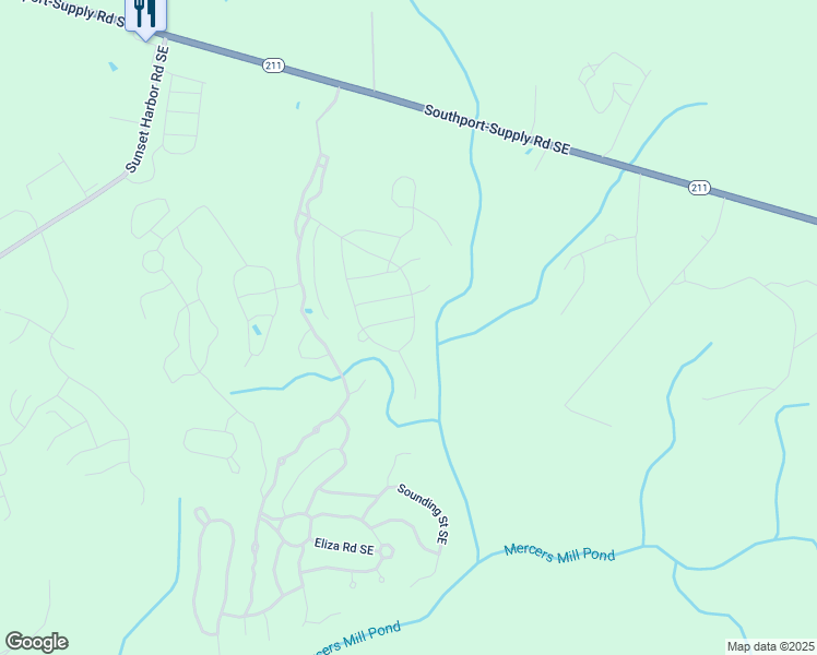 map of restaurants, bars, coffee shops, grocery stores, and more near 3081 Warrington Way Southeast in Bolivia
