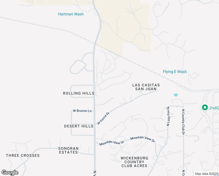 map of restaurants, bars, coffee shops, grocery stores, and more near 1900 Yance Drive in Wickenburg
