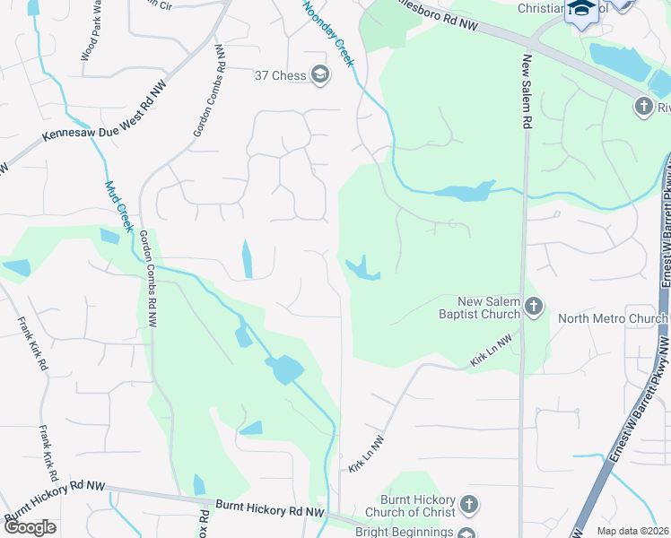 map of restaurants, bars, coffee shops, grocery stores, and more near 920 Tarpley Road Northwest in Kennesaw
