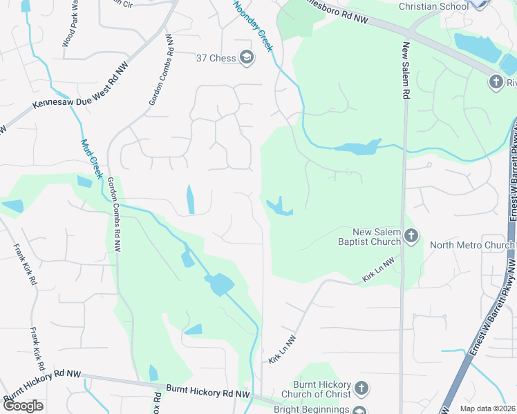map of restaurants, bars, coffee shops, grocery stores, and more near 920 Tarpley Road Northwest in Kennesaw