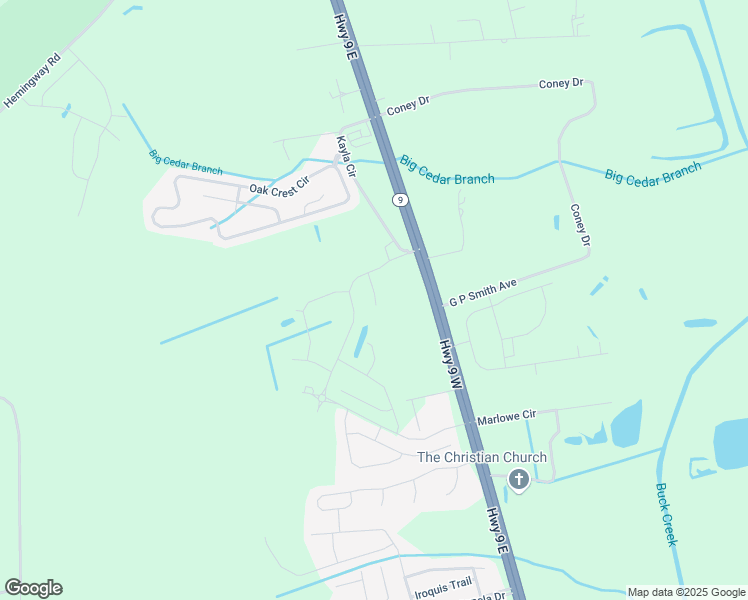 map of restaurants, bars, coffee shops, grocery stores, and more near 1621 Highway 9 East in Longs