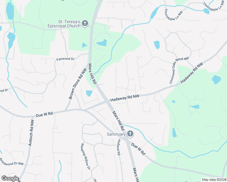 map of restaurants, bars, coffee shops, grocery stores, and more near 895 Evian Court Northwest in Kennesaw