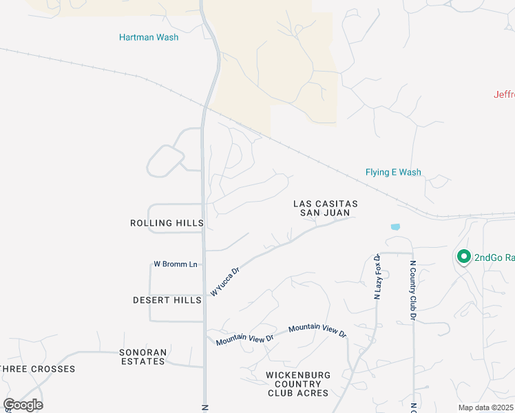 map of restaurants, bars, coffee shops, grocery stores, and more near 1835 Yance Drive in Wickenburg