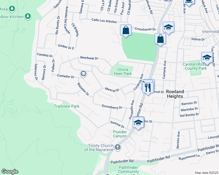 18021 Mescal Street, Rowland Heights CA Walk Score