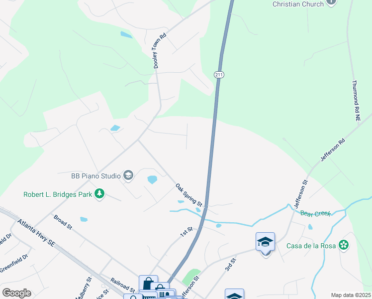 map of restaurants, bars, coffee shops, grocery stores, and more near 6 Breckens Way in Statham