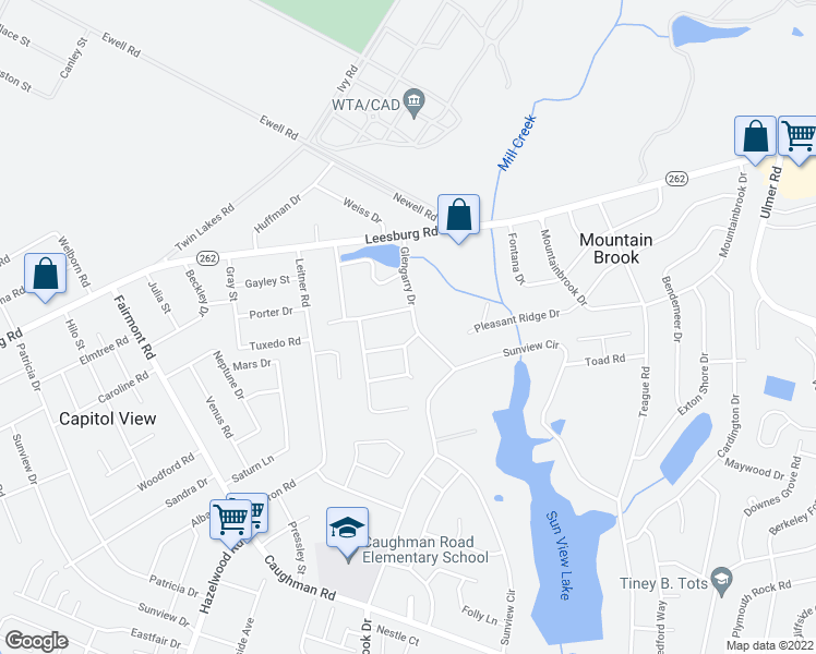map of restaurants, bars, coffee shops, grocery stores, and more near 7079 Glengarry Drive in Columbia