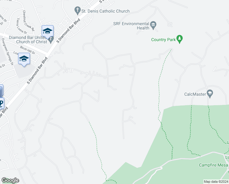 map of restaurants, bars, coffee shops, grocery stores, and more near 22588 Pacific Lane in Diamond Bar